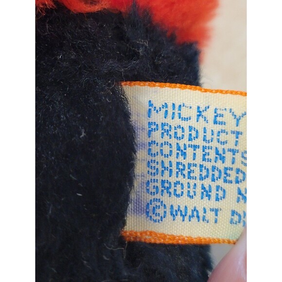 Vintage Baby Mickey Mouse Plush Walt Disney World 9" Made In Korea - Picture 6 of 7